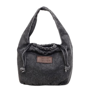Sac à bandoulière Harajuku en jean avec autocollants, style coréen décontracté pour le quotidien et les trajets, collection Printemps 2026 - Product Image 5
