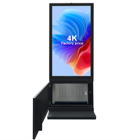 Panel de Pantalla LCD Industrial con Resolución 4K, Señalización Digital Interactiva, Tótem de Publicidad Exterior, Venta al Por Mayor de Fábrica