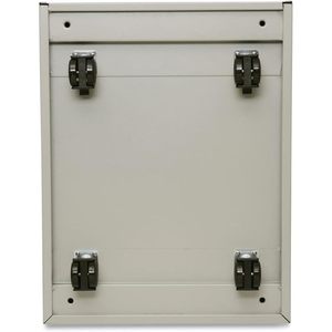 Alera PBFFPY Armoire de classement sur pied à 2 tiroirs en métal avec tiroir coulissant pleine longueur 14 7/8w X 19 1/8d Putty - Product Image 2