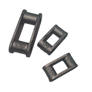 中国制造。 煤矿用重型工业铸钢传动链扁平连接环。 - Product Image 3