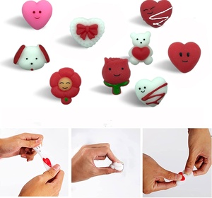 Jouets JO Kawaii Squishy Mochi en TPR pour enfants - Cadeaux de fête, Noël et récompenses pour la classe - Product Image 4