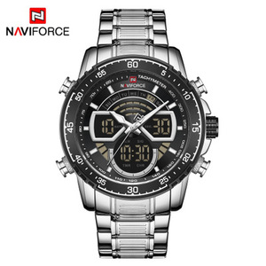Naviforce người đàn ông xem 9189 mới thời trang thép không gỉ đồng hồ người đàn ông <span class=keywords><strong>c</strong></span>ổ tay sang trọng thạch anh Đồng hồ đeo tay Relogio Masculino - Product Image 6