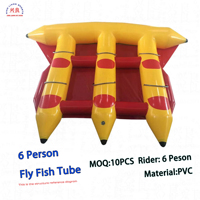 Bateau banane gonflable en PVC gonflable en gros personnalisé pour gibier aquatique