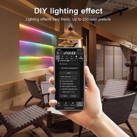 Pengontrol LED Gledopto ESP32 Mini WLED DC 5~24V IP20 6A Output Kontrol Aplikasi Pencahayaan Dinamis yang Dapat Diatur Alamatnya WS2811/WS2812
