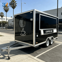 Camion de restauration rapide mobile avec certification CE, camion de restauration mobile, cuisine mobile, équipement commercial, caravane de restauration