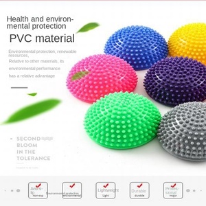 Ballon de massage des pieds en PVC gonflable anti-éclatement, écologique, pour yoga et <span class=keywords><strong>fitness</strong></span>, modèle KJ-005, directement de l'usine, pour l'équilibre corporel et la beauté - Product Image 5