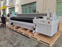 Mesin Printer Roll to Roll LED UV Flatbed Format Besar 3.2M untuk Pencetakan Kaca Akrilik