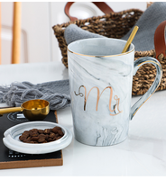2025 anniversaire Valentine gobelet père fête des mères tasse cadeaux de mariage café marbrure tasses en céramique