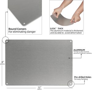 Decorazioni per Stanza o <span class=keywords><strong>Garage</strong></span>, Insegna in Metallo <span class=keywords><strong>Vintage</strong></span> 'Hai Dadi Serrati o uno Strumento Arrugginito?' 20x30 cm - Product Image 2