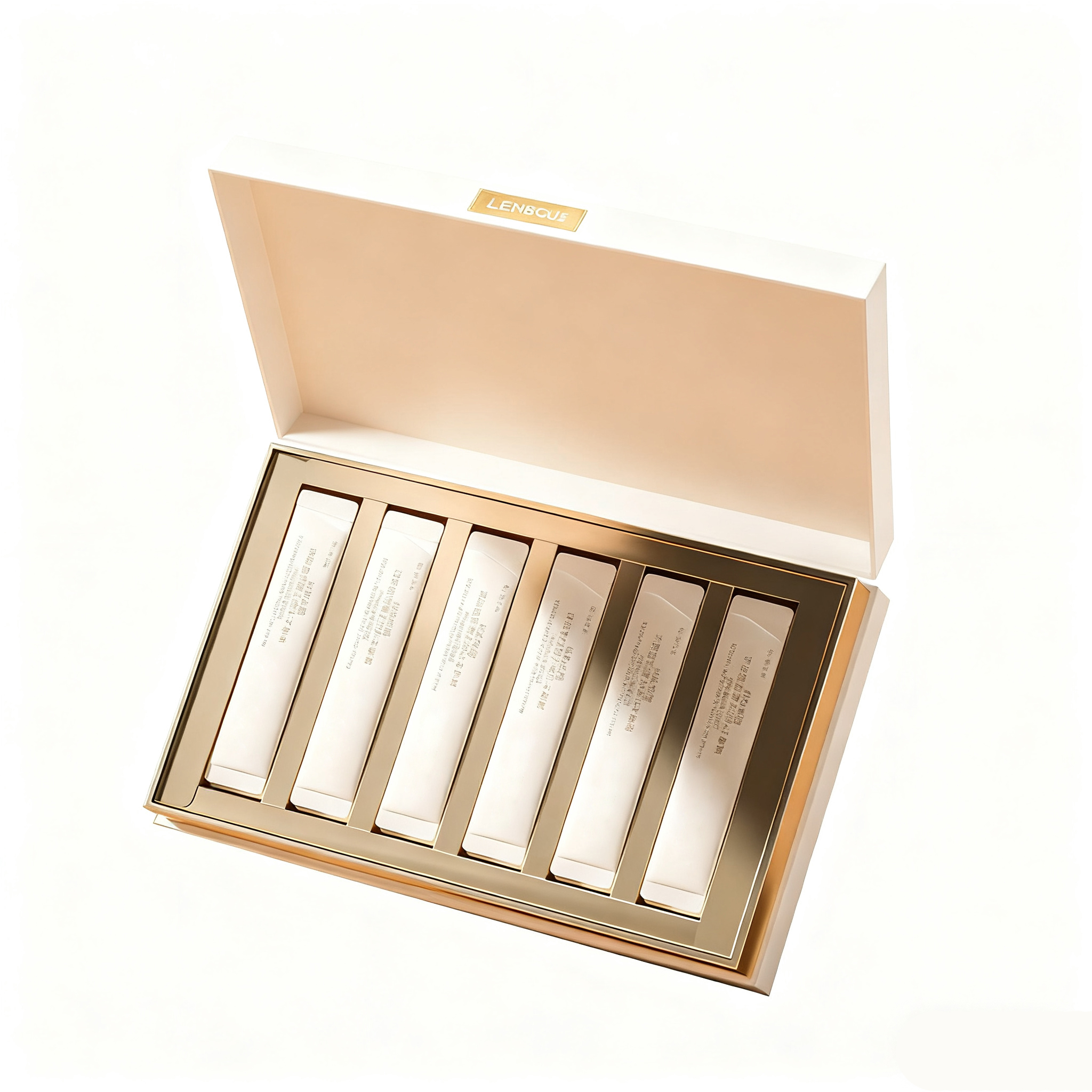 Beige (Caja con tapa abatible)