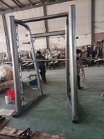 Machine Smith en métal à usage commercial pour l'entraînement de force des jambes et des bras en salle de sport