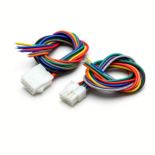 Customized Wholesale CPU-8P Power Supply Cable 10Pin 2.54mm Terminal Block Harness Pre-Crimped Color-Coded Industrial Control
