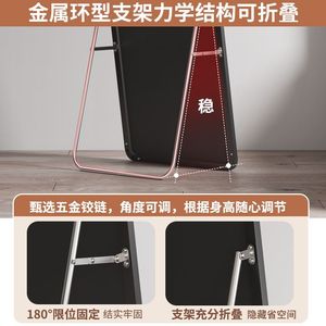 Espejo de Cuerpo Entero con Marco Metálico, Estilo Moderno para el Hogar - Product Image 5