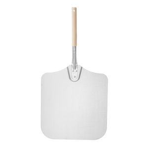 HENDI 355x710mm Square Pizza Peel with Short Handle <b>Baking</b> <b>Equipment</b> - Product Image 1
