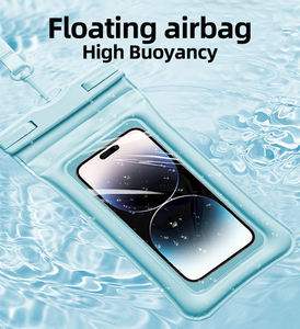 Bolsa <span class=keywords><strong>de</strong></span> teléfono impermeable inflable <span class=keywords><strong>de</strong></span> doble <span class=keywords><strong>seguro</strong></span> con tira <span class=keywords><strong>de</strong></span> sellado TPU Airbags flotantes al aire libre deportes acuáticos bolsa <span class=keywords><strong>de</strong></span> teléfono celular - Product Image 5
