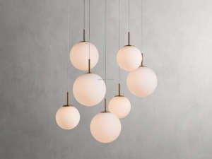 <span class=keywords><strong>Casen</strong></span> candelabro redondo creativo Art Deco candelabro esférico luz Hotel restaurante decoración oro bola comedor candelabro - Product Image 5