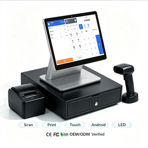 ระบบ POS แบบ All-in-One สำหรับร้านค้าปลีก หน้าจอสัมผัส LCD ขนาด 15.6 นิ้ว ระบบ Android OEM สำหรับร้านอาหาร - Product Image 1