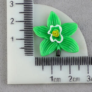 ดอกไม้เรซินขัดหลังแบนอุปกรณ์ตกแต่งแบบทำมือ - Product Image 5