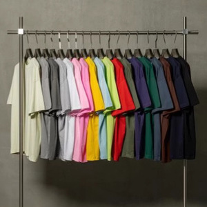 เสื้อยืดโอเวอร์ไซส์แขนสั้นคุณภาพสูงแบบสั่งทำพิเศษสำหรับคนชั้นกลาง รุ่น Blank Burst 180 - Product Image 1