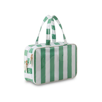 Organisateur de cosmétiques en PVC imperméable avec plusieurs compartiments, sac de maquillage multifonctionnel pour les voyages et l'usage quotidien