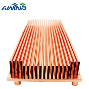 Placa de Dissipação de Calor de Cobre Puro de Alta Potência 300watt 500w de Shenzhen, Dissipador de Calor Flexível com Fins Dobrados para Luzes de LED 300mm - Product Image 3
