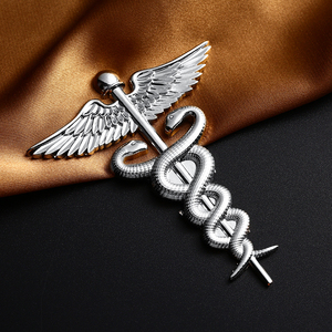 Personalizado diseño de alas cromado 3d grabado metal emblema de coche - Product Image 5