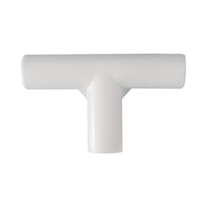 Plastic Tee Fitting 19mm Diameter 2mm Wall Thickness Horizontal Pipe Connector For Water Plumbing Use - Product Image 1