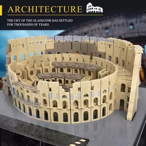 Mould <span class=keywords><strong>King</strong></span> 22002 Colisée de Rome, modèle de construction de l'arène de duel, blocs de construction DIY, architecture célèbre - Product Image 2