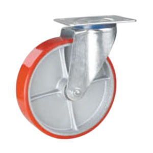 Competitive Price Heavy Duty Cast Iron Hub Caster Wheel with Double Ball Bearings Industrial <b>Material</b> <b>Handling</b> Wheel - Product Image 2