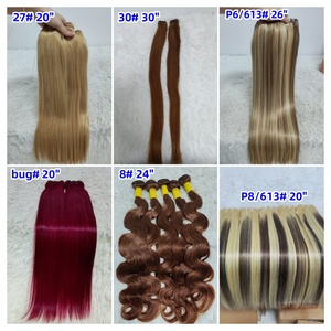 Letsfly 10A Cabello Virgen Natural 100% Humano en Paquetes de 100 Gramos, Extensiones de Cabello Brasileño Negro Azabache y Rubio, 12-32 Pulgadas, Venta al Por Mayor - Product Image 2