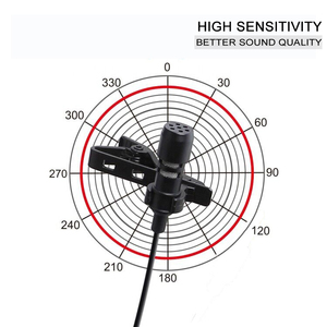 Micrófono de solapa con clip, condensador omnidireccional, Mini-XLR de 4 pines, <span class=keywords><strong>para</strong></span> transmisores inalámbricos <span class=keywords><strong>Shure</strong></span>, vlogs, escenarios y presentadores. - Product Image 5