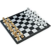 गोल्डन और अलक उच्च गुणवत्ता एक्रिलिक शतरंज PMMA स्पष्ट और काले अंतरराष्ट्रीय शतरंज