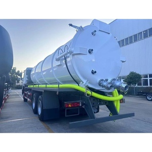 Camion-citerne à vide pour eaux usées HOWO 6X4 de 20 m³ à usage intensif, camions de nettoyage des eaux usées - Product Image 3