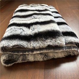 Jeté de canapé en fourrure de lapin ou de chinchilla <span class=keywords><strong>rex</strong></span> - Product Image 2