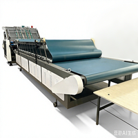 Machine de laminage semi-automatique pour carton ondulé 3 plis, semi-automatique et manuelle