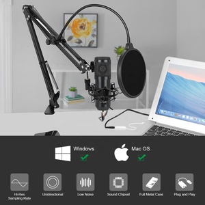 <span class=keywords><strong>Microphone</strong></span> de Studio à Condensateur Xtuga BM800 Kit Complet <span class=keywords><strong>BM</strong></span> <span class=keywords><strong>800</strong></span> avec Support de Bras NB35 - Product Image 3