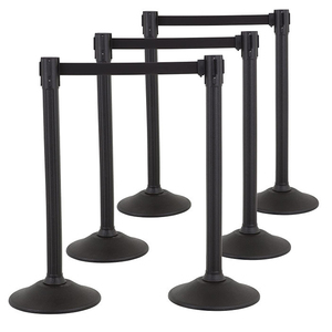 Có Thể Thu Vào Vành Đai Thép Không Gỉ Hàng Xếp Hàng Đứng Dây Kiểm Soát Đám Đông Hàng Rào Stanchion - Product Image 1