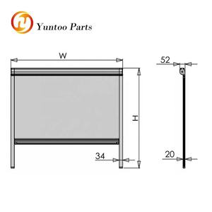 버스/기차/선박용 전면 유리 햇빛가리개 커튼 - Product Image 4
