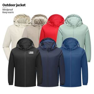 <b>Men's</b> Hooded Jacketswaterproof <b>Men</b> Windbreaker Jacket Customized Design <b>Men</b> Rain Jackets Waterproof Windbreak Softshell <b>Raincoat</b> - Product Image 3