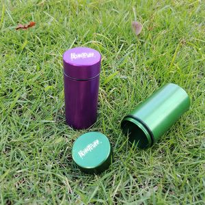 Custom logo Vacuum Sealed Tobacco Container Airtight Smoking <strong>Stash</strong> Jar Tobacco <strong>Box</strong> - Product Image 2