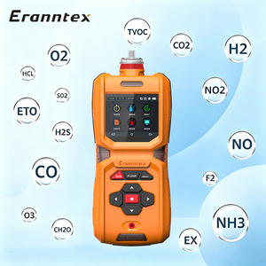 Rilevatore di Gas Portatile Eranntex 6 in 1, Monitor Multigas Manuale per H2S, <span class=keywords><strong>CO</strong></span>, O2, LEL, VOC, Rilevatore di Gas per Spazi Confinati Ricaricabile - Product Image 1