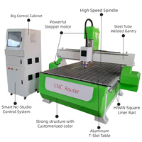 1325 4x8 ft 3D CNC Sculpture sur bois Gravure Machine 1325 Travail du bois CNC Routeur Machine