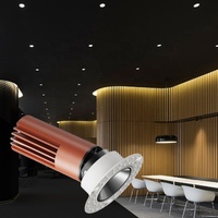 Spot encastré LED moderne 8W, rond, 2700K-4000K, éclairage commercial, encastré, dimmable, CRI élevé 90, garantie 5 ans