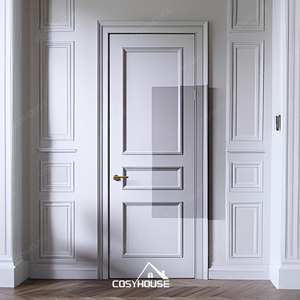 Puerta interior <span class=keywords><strong>de</strong></span> madera maciza moderna personalizada <span class=keywords><strong>de</strong></span> Cosyhouse con <span class=keywords><strong>diseño</strong></span> empotrado y núcleo insonorizado para uso en dormitorio, baño y oficina - Product Image 2