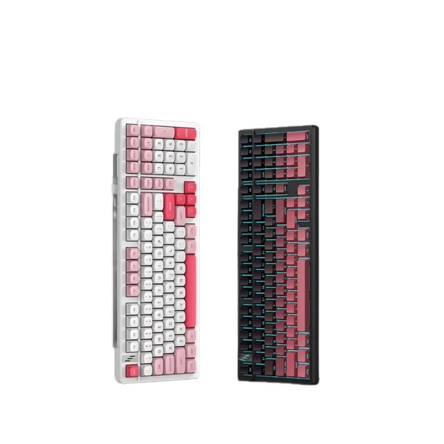 K98 Tri-Mode Wireless Mechanical Keyboard, Hot-Swappable RGB Side Print Gaming Keyboard