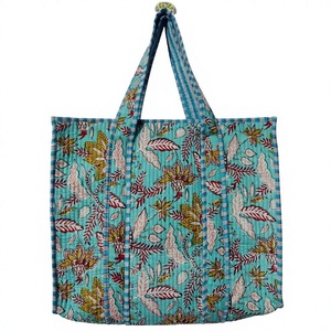 Bolso Tote de Algodón Bordado Estilo Bohemio con Paneles y Cierre de Cremallera para Uso Diario Barmer Craft House - Product Image 5