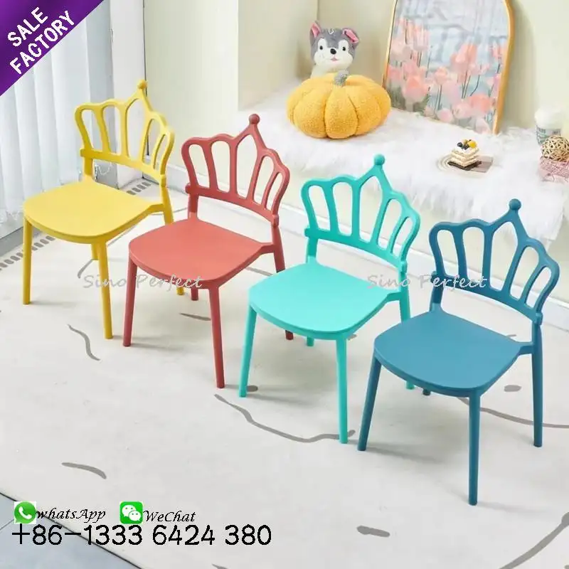 Sino Perfect Multiple Colors Plastic Resin Stacking Dining Wedding Event Garden Chairs For Children Party
