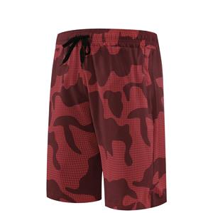 Short de plage décontracté 100% polyester séchage rapide respirant taille haute taille moyenne anti-rides tissé numérique personnalisation en petits lots - Product Image 1