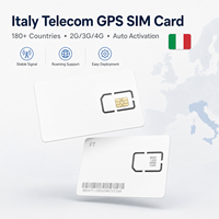 Carte SIM GPS 4G Europe, carte de roaming multi-réseaux Telecom Italie, traceur de véhicule, appareil IoT, 180+ pays, Plug & Play, WiFi PC