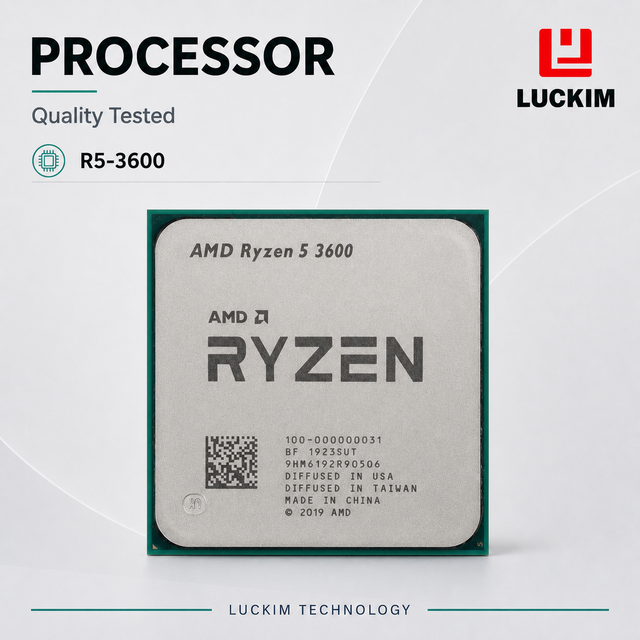 R5-3600 Desktop Processor 6 Core 12 Thread 3.6GHz 32MB Cache AM4 CPU 65W DDR4